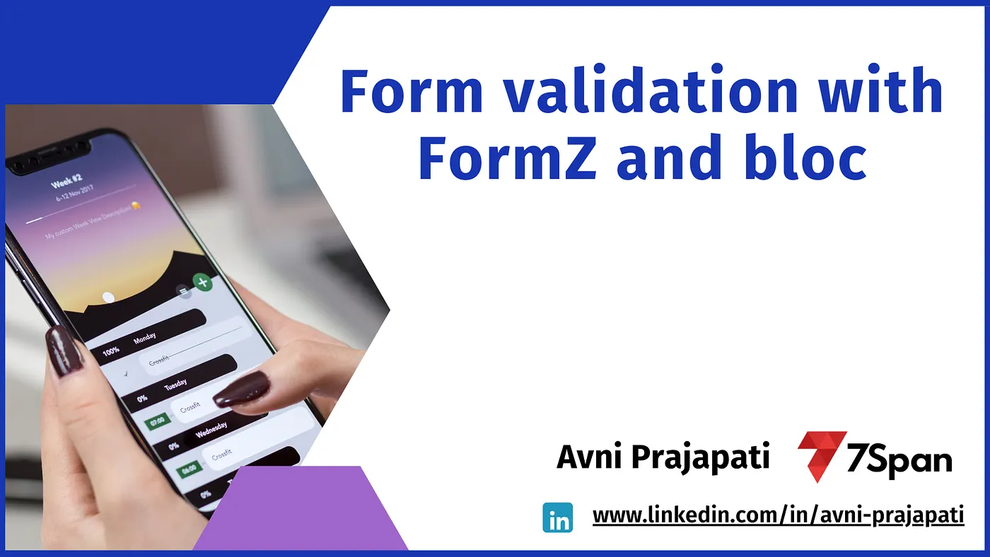 Form validation with FormZ and bloc
